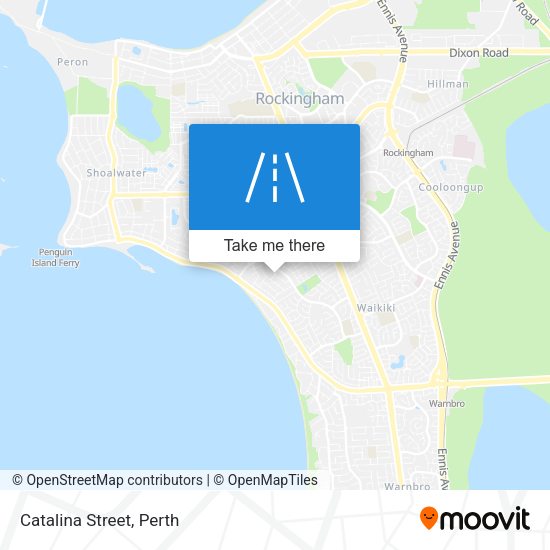 Catalina Street map