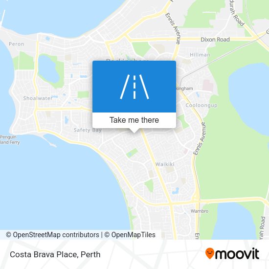 Costa Brava Place map