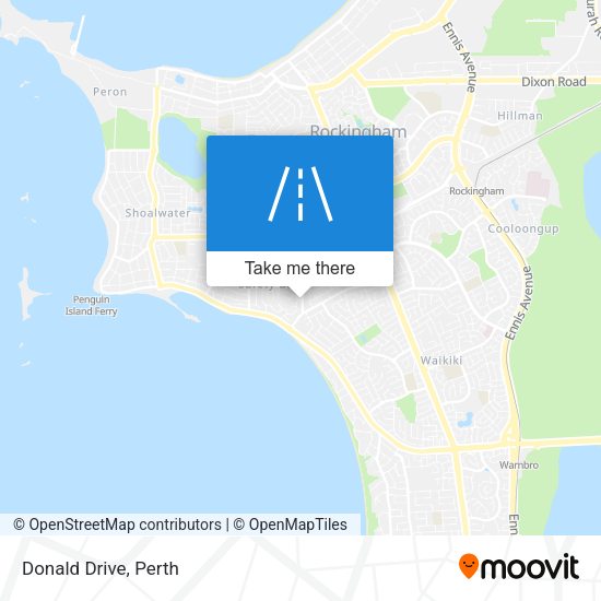 Donald Drive map