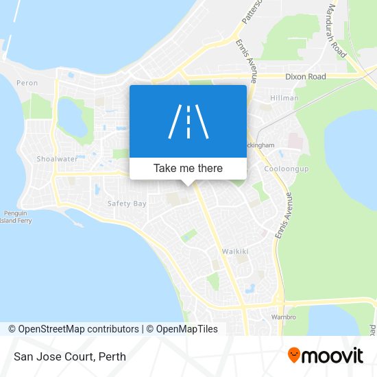 San Jose Court map