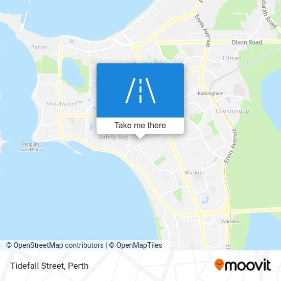 Mapa Tidefall Street