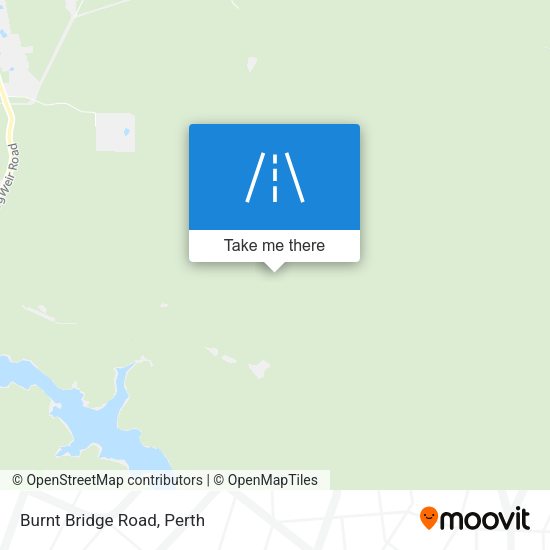 Burnt Bridge Road map