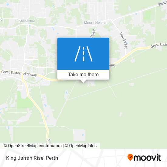 King Jarrah Rise map