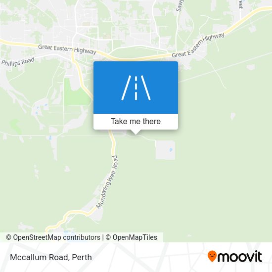 Mccallum Road map