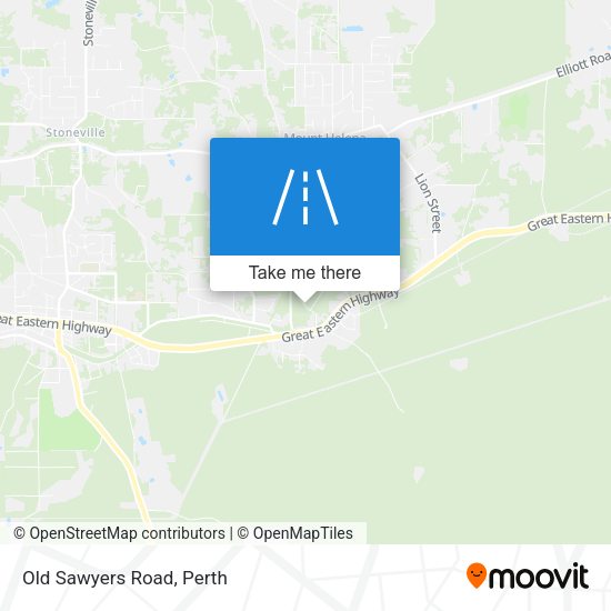 Old Sawyers Road map