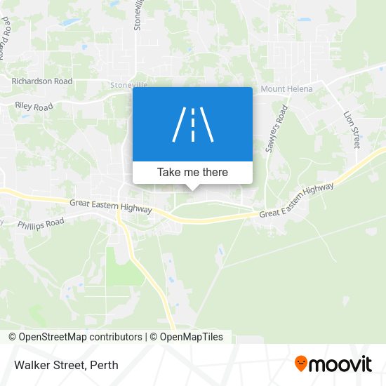 Walker Street map