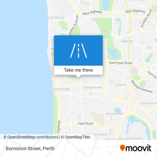Burniston Street map