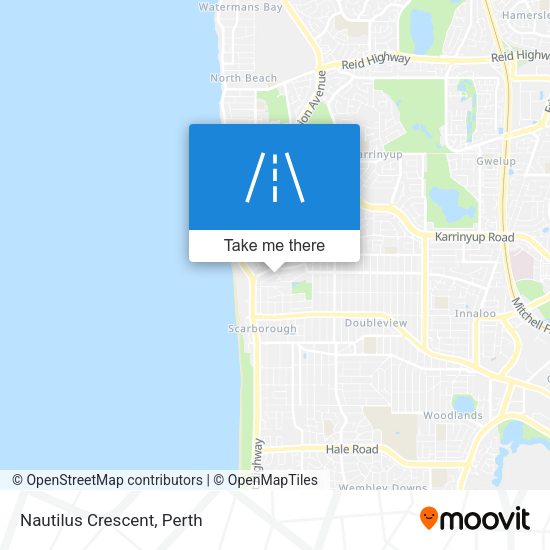 Nautilus Crescent map