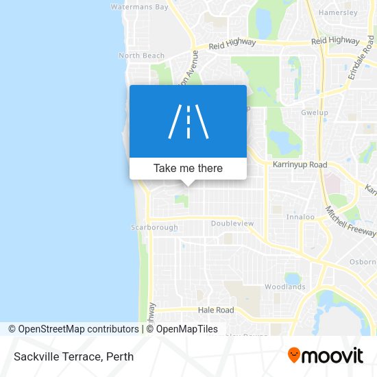 Sackville Terrace map