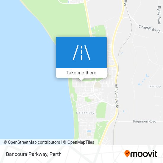 Bancoura Parkway map