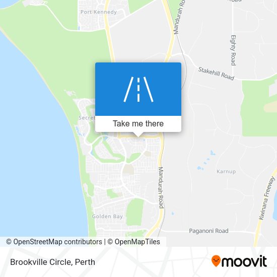 Brookville Circle map