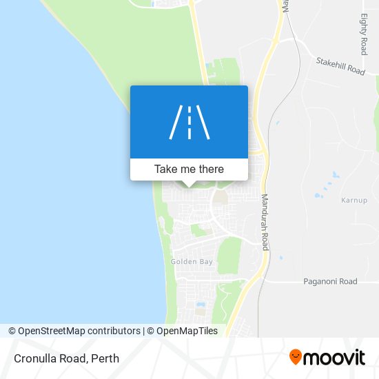 Cronulla Road map