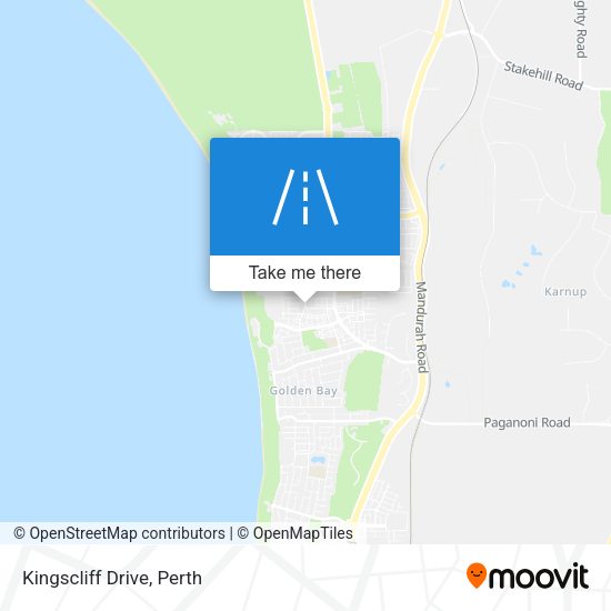 Kingscliff Drive map