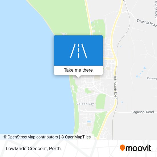Lowlands Crescent map