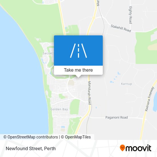 Newfound Street map
