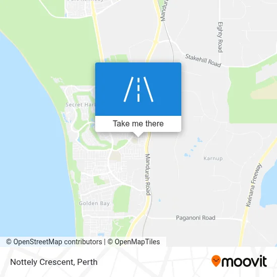 Mapa Nottely Crescent