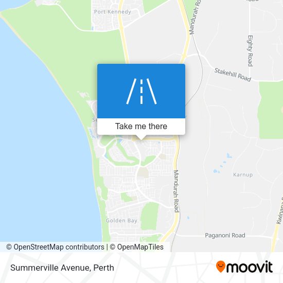 Summerville Avenue map
