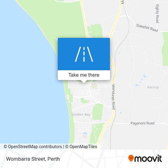 Wombarra Street map
