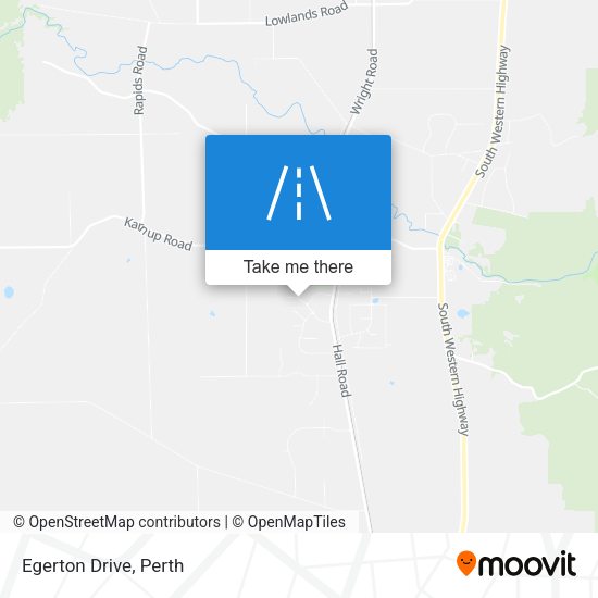 Egerton Drive map