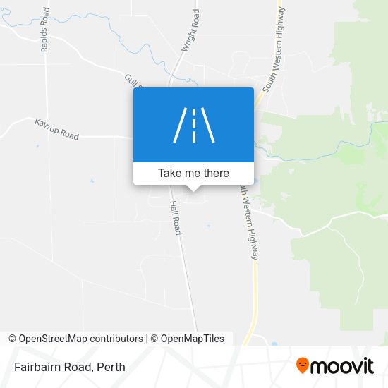 Fairbairn Road map