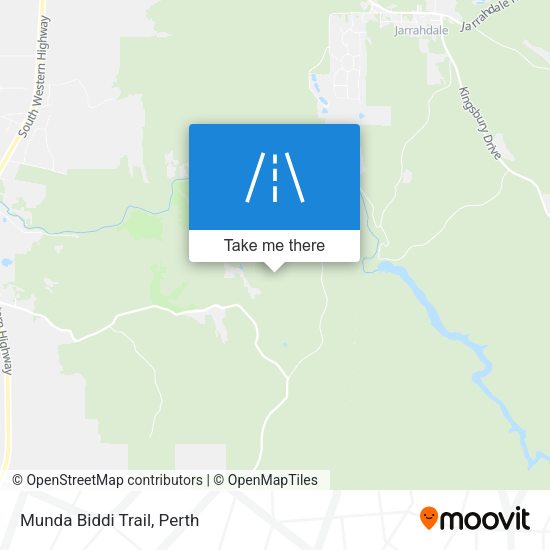 Munda Biddi Trail map