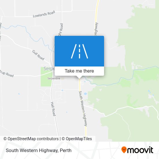 South Western Highway map