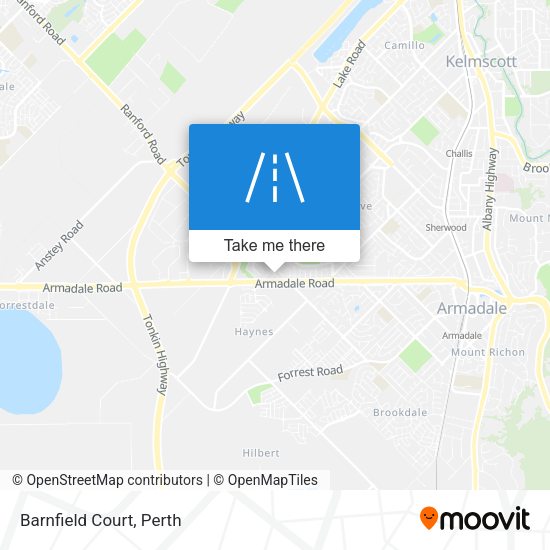 Barnfield Court map