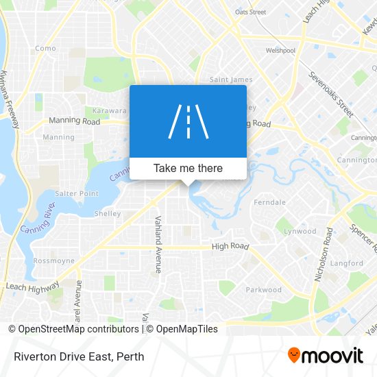 Riverton Drive East map