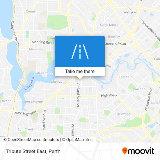 Tribute Street East map