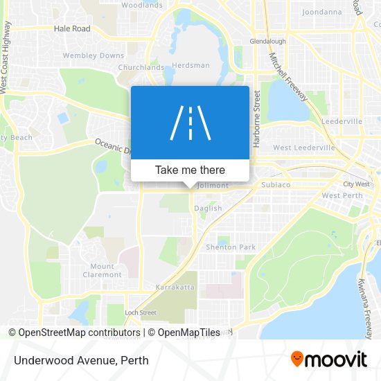Underwood Avenue map