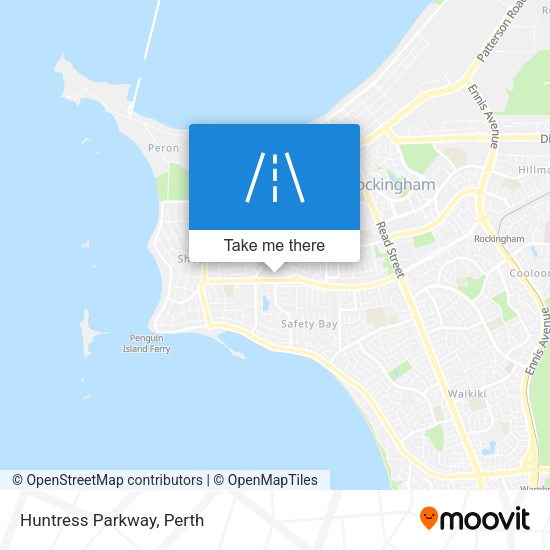 Huntress Parkway map