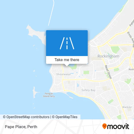 Mapa Pape Place