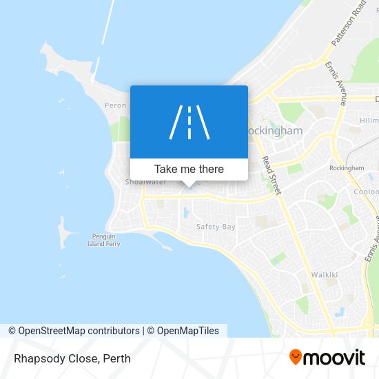 Rhapsody Close map
