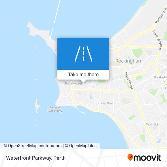 Waterfront Parkway map