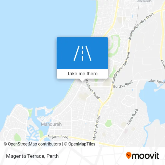 Mapa Magenta Terrace