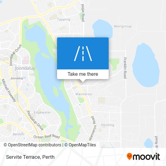 Servite Terrace map