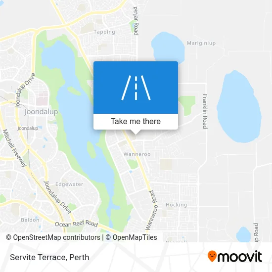 Mapa Servite Terrace