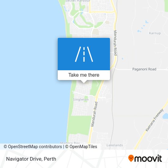 Navigator Drive map