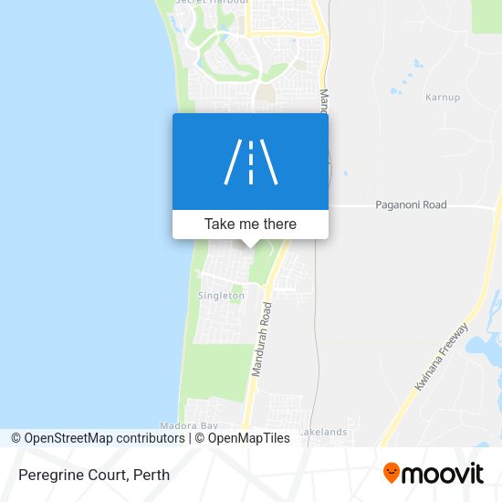 Peregrine Court map