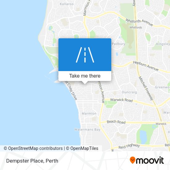 Dempster Place map