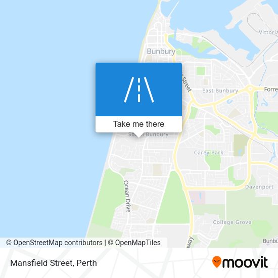 Mansfield Street map
