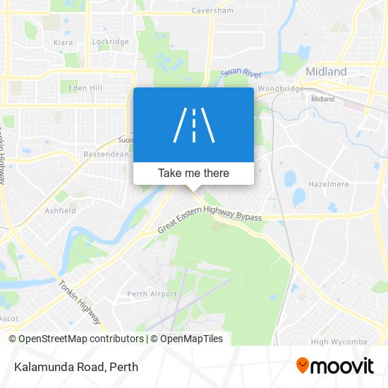 Kalamunda Road map