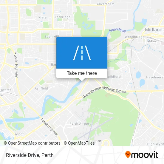 Mapa Riverside Drive