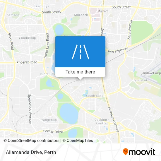 Mapa Allamanda Drive