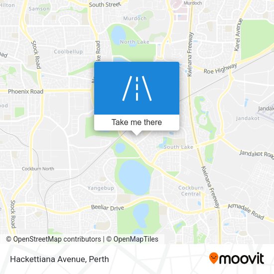 Hackettiana Avenue map