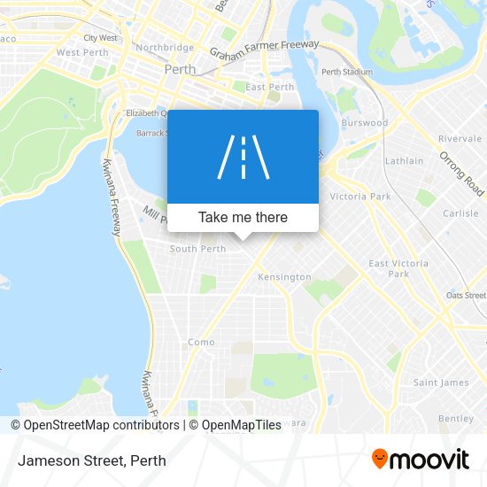 Jameson Street map