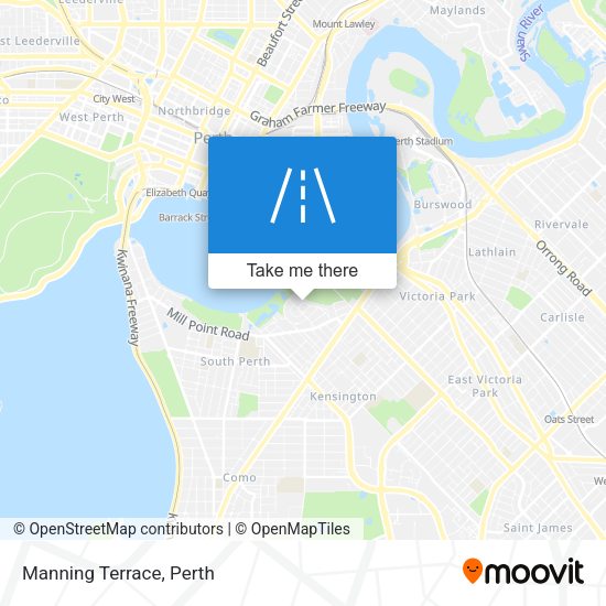 Manning Terrace map