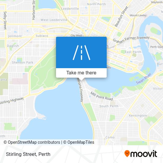 Stirling Street map