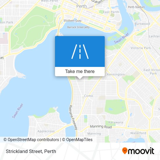 Strickland Street map