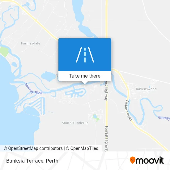 Mapa Banksia Terrace